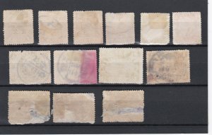 China Mixture of Early Used Stamps, Faulty Condition