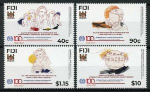 Fiji Stamps 2019 MNH ILO International Labour Labor Organization 4v Set