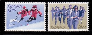 Iceland 578 - 579 MNH