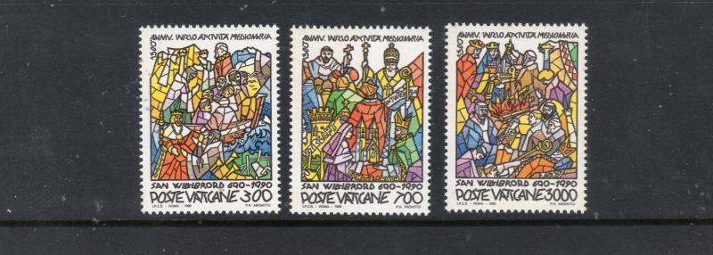 VATICAN 858-860 COMPLETE SET MNH VF  2014 SCV $6.35