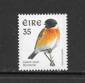 BIRDS - IRELAND #1107 STONECHAT  MNH