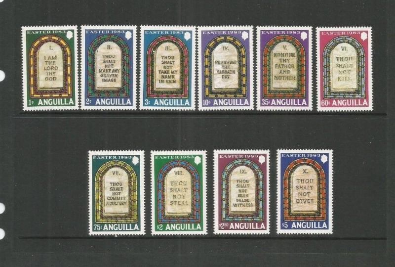 ANGUILLA SCOTT 526-35 MNH SCV $15