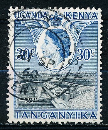 Kenya Uganda & Tanganyika #108 Single Used