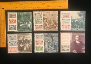 Spain, Portugal, Italy Columbus 500th Anniversary Souvenir Sheets