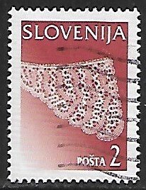 Slovenia # 263 - Lace - used.....{ZW4}
