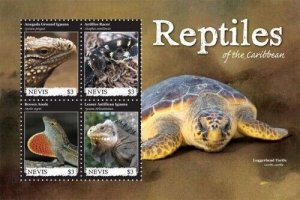 Palau - 2011 - Lizards of Palau - Sheet of Four  - MNH