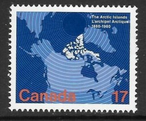 CANADA SG970 1980 CENTENARY OF ARCTIC ISLANDS ACQUISITION MNH