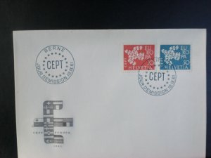 Switzerland 1961 Europa Is 410-1  FDC    kt13