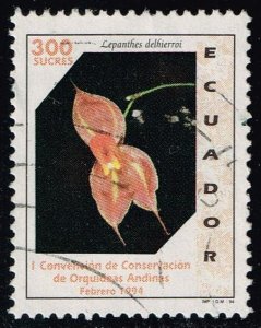 Ecuador #1333 Orchids; Used (0.40)