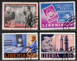 Liberia Sc #447-448, C173-C174 Used