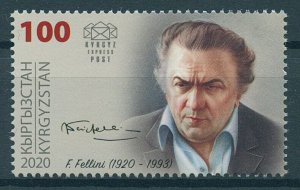 Kyrgyzstan Film Stamps 2020 MNH Federico Fellini Directors Cinema People 1v Set