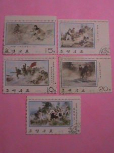 KOREA STAMP: 1975-SC#1299-03  KOREAN FAMOUS PAINTINGS : ANTI-JAPANESE, CTO NH