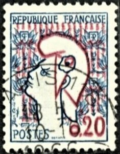 FRANCE #985, USED - 1961 - FRAN334