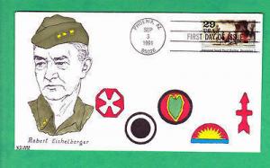 #2559 WW 2 Pearl Harbor- Robert Eichelberger-  HAND DRAWN...