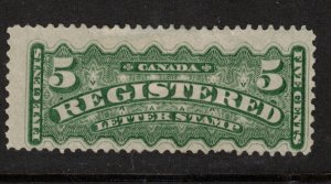 Canada #F2d Mint Fine Original Gum Hinged Perf 12 x 11.5 **With Certificate** 