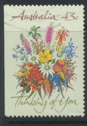 SG 1231  SC# 1164b  Used  left margin imperf Wildflowers 