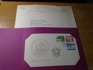 Norway   Cover addressed to André Ouellet  # 651-53  FDC