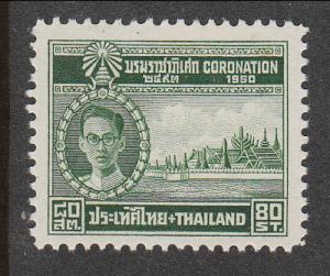 Thailand 1950 Sc 279 Coronation 80s MNH