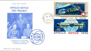 #1569-70 Apollo - Soyuz SCCS FDC