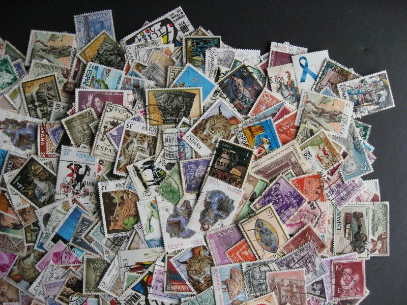 SPAIN 400 nice mixture (duplicates,mixed cond) lots of commemoratives are here! 