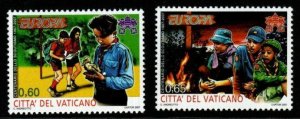 VATICAN CITY SG1499/500 2007 EUROPA CENTENARY OF SCOUTING MNH