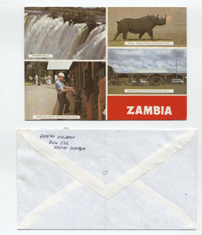 Three Zambia covers soccer, halleys comet, etc. [L.168]