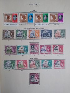 collection on pages Lesotho NY: CV $49