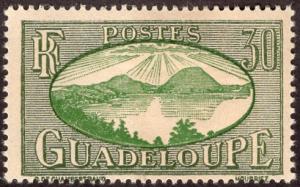 Guadeloupe 105 - Mint-H - 30fr Saint's Roadstead (1928) (cv $0.40)