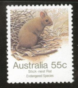 AUSTRALIA Scott 794 MNH** 1981 55c Endangered Stick Rat