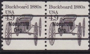 2124a Buckboard Coil Pair MNH