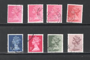 Great Britain #MH32-MH37, MH39-MH40    VF, Used, CV $4.60 ..... 2480846