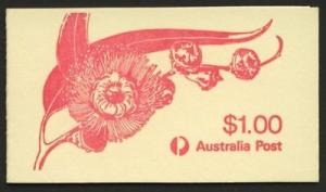 Australia 852a Booklet MNH Flowers