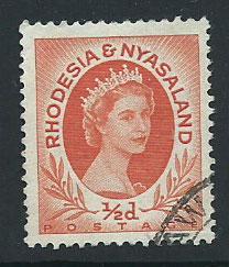 Rhodesia & Nyasaland SG 1  VFU