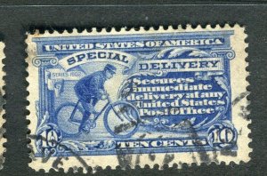 USA; 1900s early Special Delivery issue used shade of 10c. value