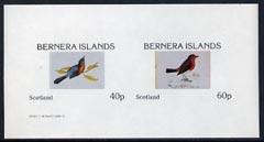 Bernera 1982 Birds #10 imperf  set of 2 values (40p &...