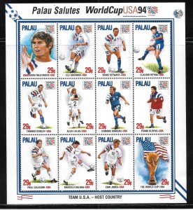 Palau 346-348 1994 World Cup Unused Hinged c.v $23 30% c.v.