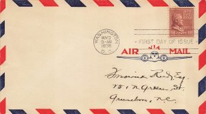 823 18c ULYSSES S. GRANT - Nice Airmail FDC