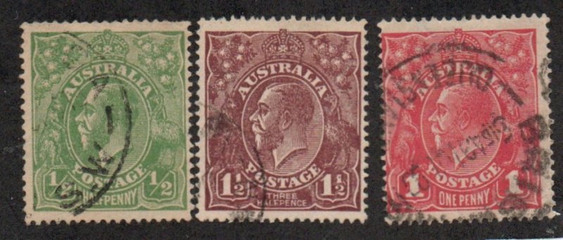 Australia 60, 61, 63 Used