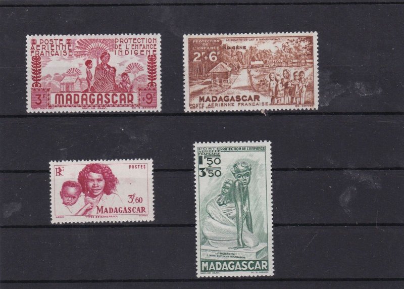 madagascar mounted mint stamps  ref 7191
