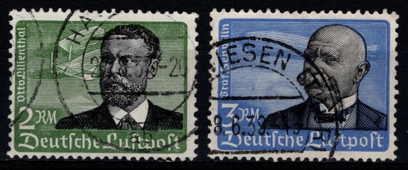 Germany 1934 Airmail, Count Zeppelin, Set [Used]