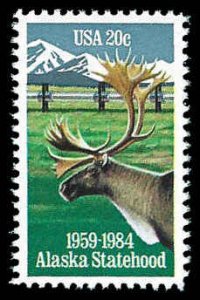 PCBstamps   US #2066 20c Alaska Statehood, MNH, (31)