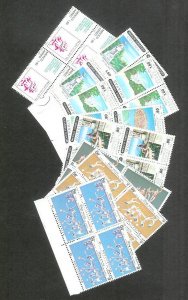 MEXICO (248) Blocks of 4 stamps ALL Mint Never Hinged w/Some Better