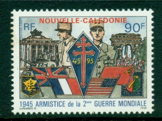 New Caledonia 1995 End of WWII 50th Anniv. MUH