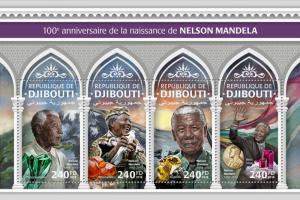 Z08 DJB18305a Djibouti 2018 Nelson Mandela MNH ** Postfrisch