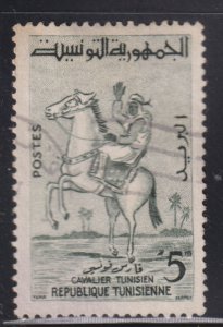 Tunisia 343 Horseback Rider 1959