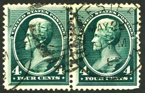 U.S. #211 USED PAIR