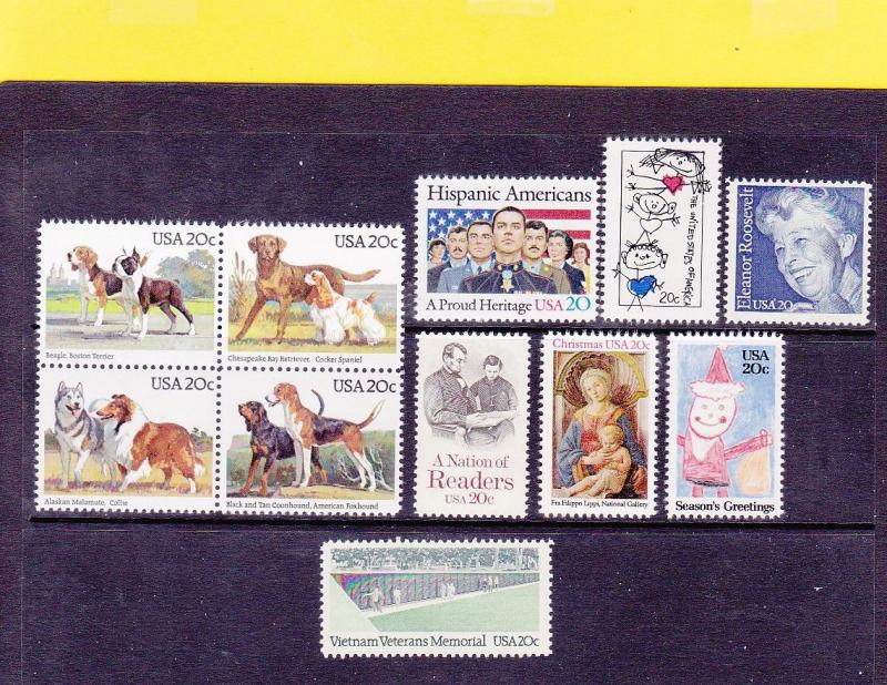 1984 Year Commemorative Full Set Mint Never Hinged