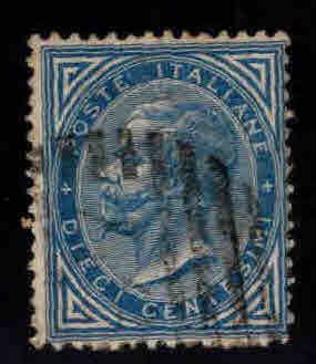 Italy Scott 28 Used 10c stamp