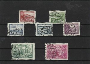 latvia 1938 used stamps ref 7315
