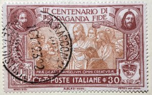 AlexStamps ITALY  #144 VF Used SON